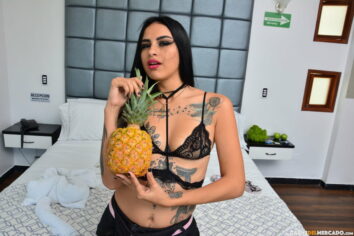 Melina Zapata Inked Latina Gets her Wet Pussy Stretched